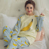 Image of Womens Pajamas Sets 2019 Summer Round Neck Cartoon  Kawaii Totoro Cartoon Sleepwear Nighty Female Casual Autumn Winter Pajamas