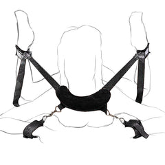 Womens Sexy Lingerie Costumes Exotic Apparel BDSM Bondage Set Restraints Handscuff Neck Ankle Cuffs Gown Lingerie Sexy Products