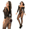 Image of Womens Transparent Open Crotch Bodystocking Sexy Erotic Lingerie Teddies Body Suits Crotchless Bodysuit Sleepwear Tights 165