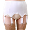 Image of Womens Wedding Garter Belt Stockings  Leg Garter Belt 6 STRAP Plain Sexy Suspender Belt Set Bridal Lace Lingerie Plus Size
