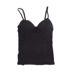 Womens Wireless Bras Seamless Bra Padded Solid  Tank Top Straps M L