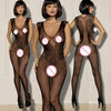 Image of Womens transparent Open Crotch Bodystocking Sexy Erotic Lingerie Teddies Body suits Crotchless bodysuit sleepwear Tights 165
