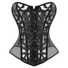 Image of Women Corset Sexy Slim Burlesque Satin Body Shaper Strapless Overbust Plus Size Corset and Bustier  (9)