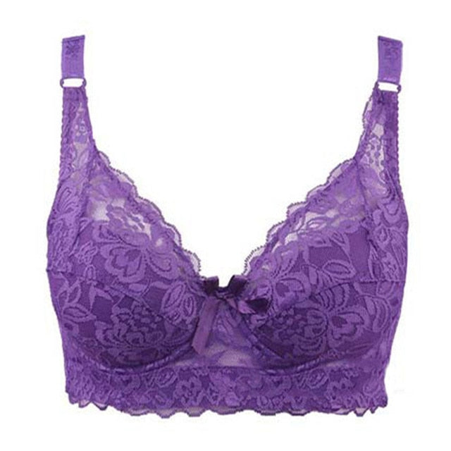 Xianqifen Bras for Women's bra 2019 plus big large size Super Push up bralette lace intimates Sexy lingerie Undrwear underwire E