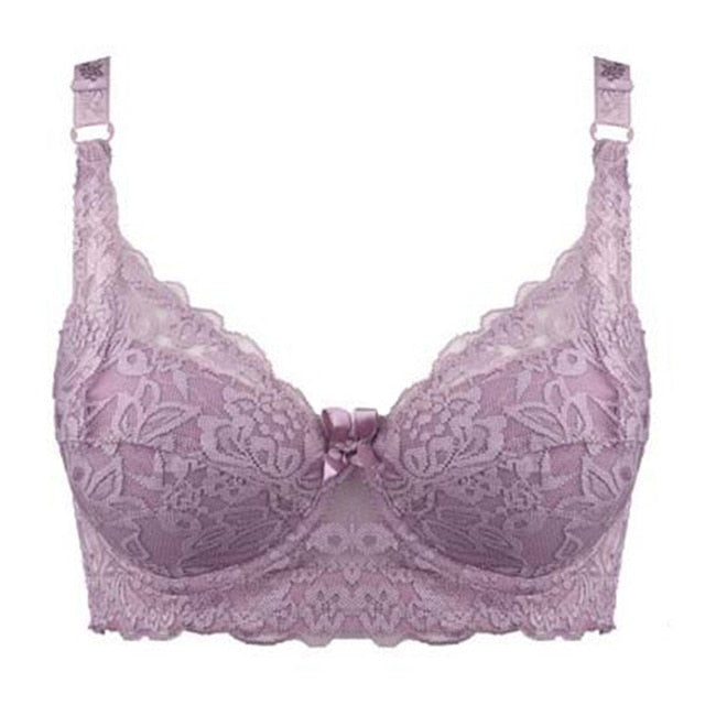 Xianqifen Bras for Women's bra 2019 plus big large size Super Push up bralette lace intimates Sexy lingerie Undrwear underwire E