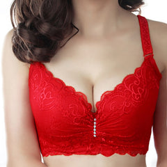 Xianqifen Bras for Women's bra 2019 plus big large size Super Push up bralette lace intimates Sexy lingerie Undrwear underwire E