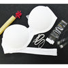 Image of YANDW Hot Push Up Bra White Big Size Bralette Underwear Women Halter Strapless Sexy BH Wedding A B C D E F 70 75 80 85 90 95