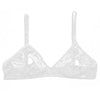 Image of YiZYiF Women Sexy Open Nipple Bra Lingerie Soft Lace Sexy Bra Floral Sheer Nipple Hollow out Bralette Wire-free Unlined Bra Top