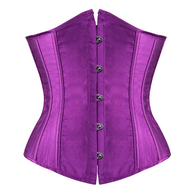 corset underbust plus size sexy bodyshaper costumes bustiers corsets cincher ladies burlesque corselet red black blue pink brown