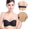 Image of fashion bra push up one piece seamless wedding underwear invisible slip-resistant thin cup thickening bra