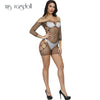 Image of ms ragdoll Fishnet Underwear Elasticity Cotton Lenceria Sexy Lingerie Mesh Baby Doll Dress Erotic Lingerie For Women Sex Costume