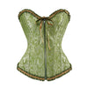 Image of Burvogue Underbust Steampunk Corset Waist Control Gothic Corsets Cincher with Curved Hem Bustiers Embroidery Short Waist Trainer  (13)