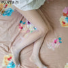 Image of white medium grid SEXY women high waist stocking fishnet club tights panty knitting net pantyhose trouser mesh lingerie TT016