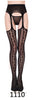 Image of women Stockings Lace Top Thigh-Highs Stockings & Garter Belt Suspender Set Women Lingerie Pantyhose Sexy Garter Belt