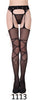 Image of women Stockings Lace Top Thigh-Highs Stockings & Garter Belt Suspender Set Women Lingerie Pantyhose Sexy Garter Belt