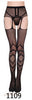 Image of women Stockings Lace Top Thigh-Highs Stockings & Garter Belt Suspender Set Women Lingerie Pantyhose Sexy Garter Belt