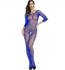 Image of women sexy lingerie Teddies Bodysuits open crotch elasticity mesh body stockings Erotic lingerie porno sexy underwear costumes